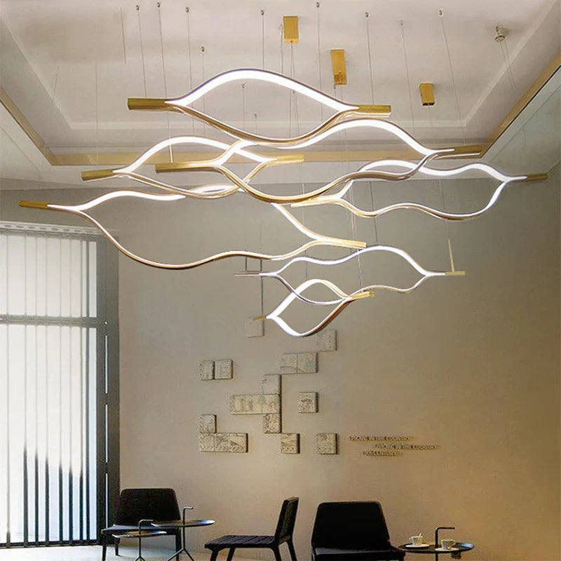 Axya Lip Shaped LED Pendant Chandelier for Home Decor