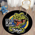 Axyaa Round Rugs Living Room Floor Mats Children's Carpet Bedroom Home Decor