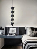 Axya Cream Style Bedroom Bedside Chandelier Branched Long Line Design