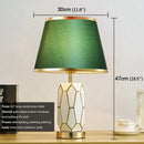 Axyaa Contemporary Ceramic Table Lamp LED Dimming Desk Light for Home Living Room