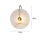 Axyaa Marble Wall Lamp Nordic LED Sconce Modern Luxury Home Decor