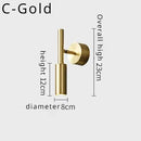 Axyaa Gold Copper LED Wall Light Modern Bedroom Living Room Decor Reading Lamps