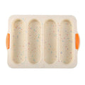 Silicone Baguette Bake Tray Mold by Axyaa for Restaurant-Quality Baking