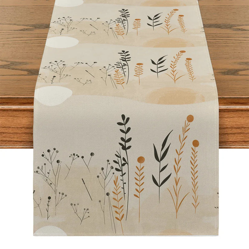 Axyaa African Floral Table Runner for Home, Wedding & Party Centerpieces