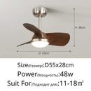 Modern Ceiling Fan with Lighting for Home, 48W Axyaa Bedroom Living Room Decor