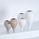 Axyaa Ceramic Bubble Vase Set - Abstract Handicraft Flower Arranger