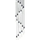 Axyaa Modern Bubble Crystal Pendant Light Fixture