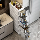 Axyaa Slim Storage Cabinet: Multi-Layer Side Rack & Organizer for Narrow Spaces