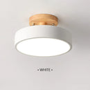 Axyaa Wooden Round Ceiling Light for Home, Bedroom, Bathroom & More