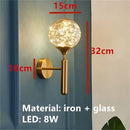 Axyaa Nordic Sky Chandelier: Modern LED Gold Magic Bean Bubble Lamp