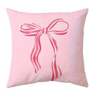 Axyaa Pink Bow Cherry Pillowcase: Soft, Sofa Cushion Cover for Stylish Comfort