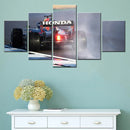 Axyaa Race Cars Formula 1 2021 Honda Canvas Wall Art for Home Decor