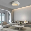 Axyaa Nordic Cream Chandelier, Minimalist Bedroom Ceiling Lights with E27 LED Fixtures