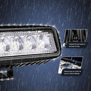Axyaa 18W 12V Car LED Light Bar: Super Bright Off Road Spot Headlight
