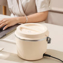 Axyaa Electric Heating Lunch Box 304 Stainless Steel Food Warmer - School, Office, Car, Truck