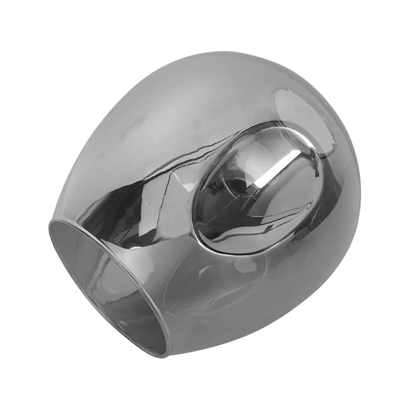 Axyaa Smoke Grey Glass Lamp Shade in Wine Cup Shape
