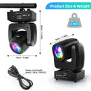 Axyaa RGBW Beam Moving Head Light for Stage DJ Disco Party