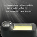 Axya High Lumen COB+LED Rechargeable Headlamp Waterproof Headlight