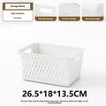 Axyaa Plastic Storage Baskets Stackable Household Organizer Bins for Pantry Snacks Toys