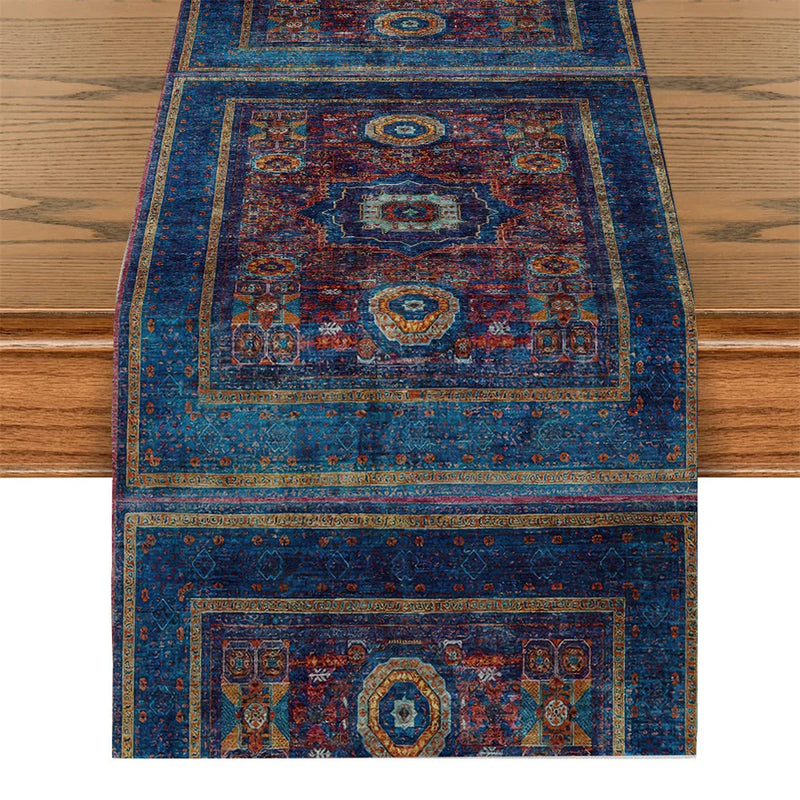 Axyaa Floral Table Flag Runner for Elegant Home Decor