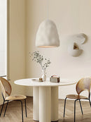 Axyaa Nordic Wabi Sabi LED Chandeliers Pendant Lamp for Dining Room & Bedroom Lighting
