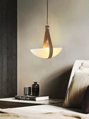 Axyaa Nordic Glass Pendant Light for Bedside, Restaurant, and Bar