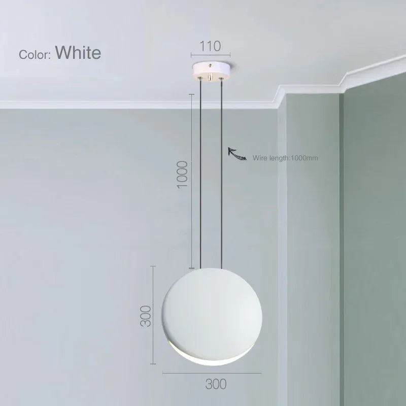 Axyaa Scandinavian Chandelier Pendant Lamp for Dining Room Coffee Shop Bar Kitchen Island