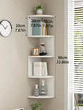 Corner Wall Shelf Axyaa - Space-Saving Storage Rack for Aesthetic Room Decor