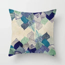 Axyaa Geometric Datura Bohemian Style Wreath Seat Pillow Cover
