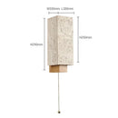 Axyaa Cream Sconce Light LED Wall Lamps for Simple Wabi Sabi Home Decor