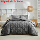 Axyaa Floral Pulling Quilt Set - Spring/Summer 3-Piece Core Pillowcase, Simple & Fashionable