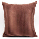 Axyaa Striped Corduroy Cushion Cover - Classic Sofa Bed Decoration Pillowcase