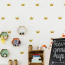 Axyaa Golden Crown Wall Sticker: Children's Room Decor, Princess Queen Vinyl Decal