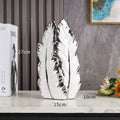 Axyaa Nordic Gold Ceramic Vases: Luxury Decor for Living Room, Porch, TV Cabinet.
