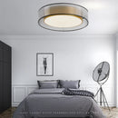 Axyaa Nordic LED Ceiling Lamp – Copper Minimalist Design for Home Decor