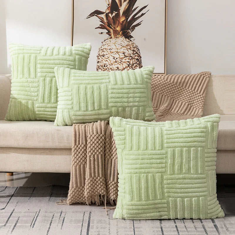Geometric Square Pillow Cover 45x45cm by Axyaa - Decorative Home Decor