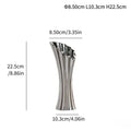 Axyaa Modern Striped Ceramic Vase: High-end Home Decoration Ornament