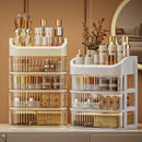 Axyaa Clear Drawer Cosmetic & Jewelry Organizer: Large Capacity, Multi-layer Desktop Storage Box