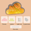 Axya Tulip Cloud Sea Flowers Night Light, Lovers Gift & Desktop Decoration.