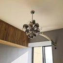 Axyaa Glass Bubble Ball Chandelier Nordic Luxury Molecular Lamp for Bedroom Living Room Dining Hall