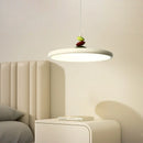 Axyaa Medieval Restaurant Pendant Light: Modern Nordic M Bean Flying Saucer Suspension Lamp