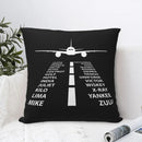 Axyaa Pilot Print Sofa Cushion Cover - Home Party Car Bed Decor