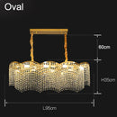 Axyaa Gold Crystal Chandelier for High Ceiling Villa Décor