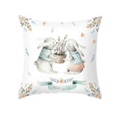 Axyaa Rabbit Flower Grass Ring Egg Pillow Sleeve Axyaa Sofa Seat Chair Decor