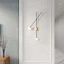 Axyaa Nordic Glass Pendant Wall Sconce, Minimalist Design for Foyer, Bedroom, Office, Coffee Shop
