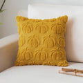Axyaa Halloween Pumpkin Plush Pillowcase: Simple & Embroidered Cojines Cover