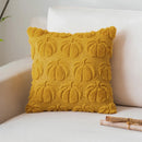 Axyaa Halloween Pumpkin Plush Pillowcase: Simple & Embroidered Cojines Cover