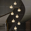 Axyaa Crystal Spiral Chandelier for Modern Luxury Living