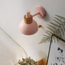 Axyaa LED Wall Lamp Modern Nordic Sconce Reading Light White Iron Fixture