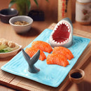 Axyaa Seaside Shark Ceramic Plate Sushi Dumpling Tableware